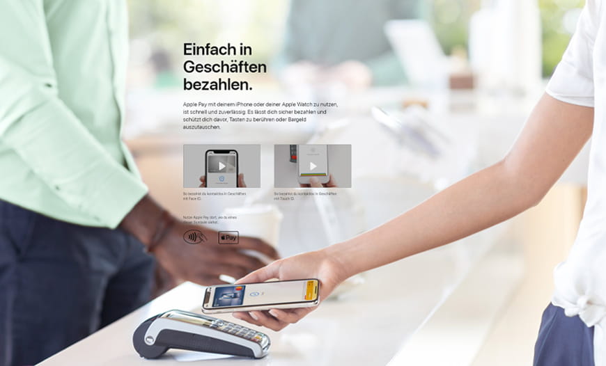 Die App von Apple Pay