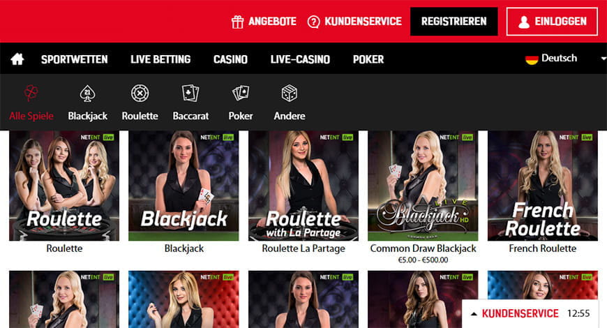 Redbet Casino Live