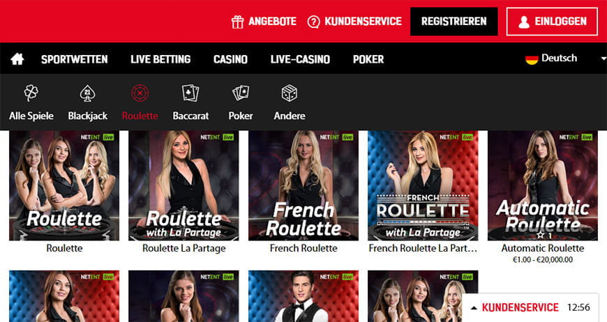 Redbet Casino Live Games