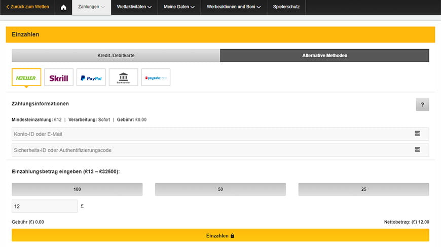 Zahlungsoptionen bei den Internet Casinos für iPhone