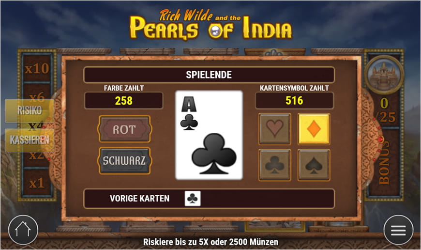 Die Gamble Option von dem Spielautomat