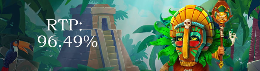 Die Auszahlungsrate des Tiki Tumble Slots beträgt 96.49%.