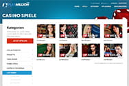 PlayMillion Casino Live Spiele