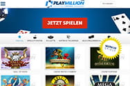 Die mobile Version von PlayMillion